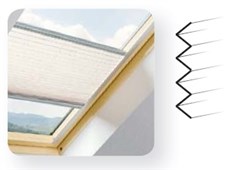 FAKRO Plisovaná roleta APS II 01 rozměr 55*78 cm